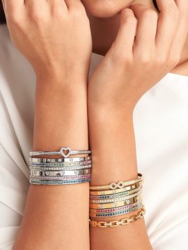 Pulseira Nomination Pretty Bangles Coração 029501/004