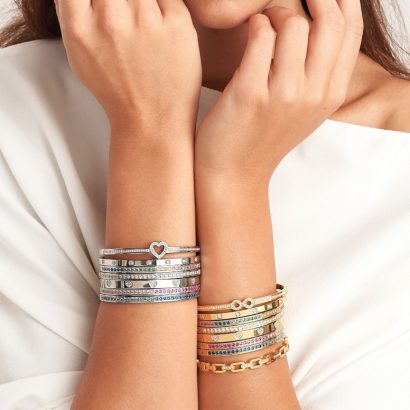Pulseira Nomination Pretty Bangles Coração 029501/004