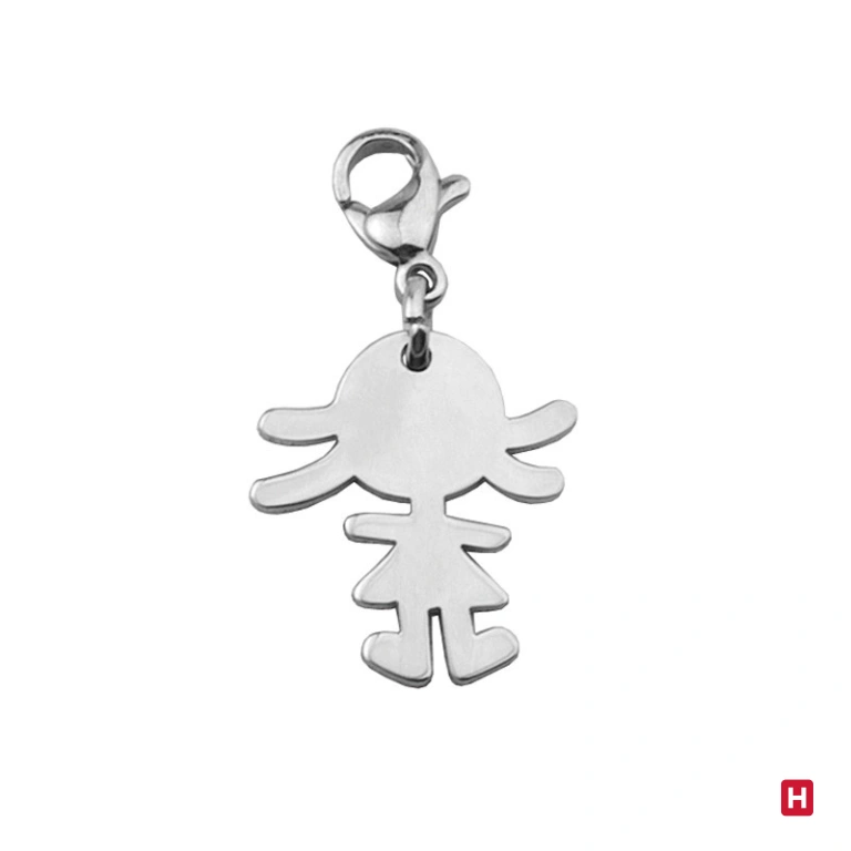 Ourivesaria Moreira - Relógios e Joias - Charm Hassu Girl 7HSS229911G Charm Hassu Girl 7HSS229911G