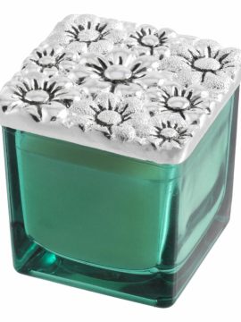 Vela Perfumada com Margaridas