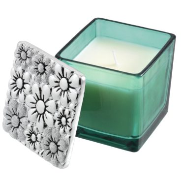 Vela Perfumada com Margaridas