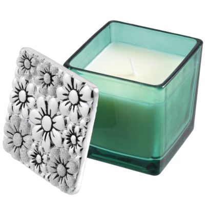 Vela Perfumada com Margaridas
