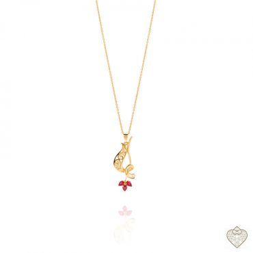 Colar Filigrana Saudade - Tulipa 1CL-FL0462