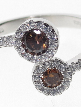 Anel Di.Plata Zircónias 2010750/12