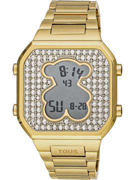 Relógio TOUS D-Bear Digital Dourado 3000130800