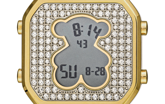 Relógio TOUS D-Bear Digital Dourado 3000130800