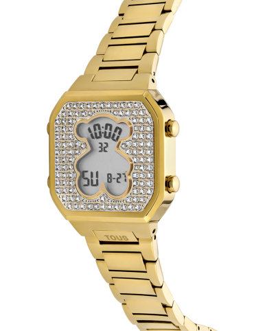 Relógio TOUS D-Bear Digital Dourado 3000130800