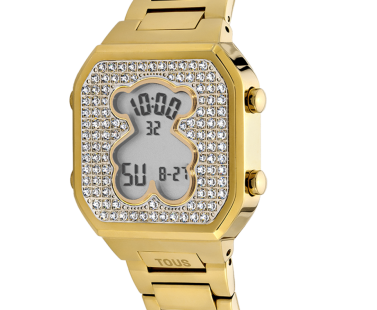 Relógio TOUS D-Bear Digital Dourado 3000130800