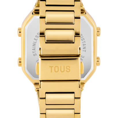 Relógio TOUS D-Bear Digital Dourado 3000130800