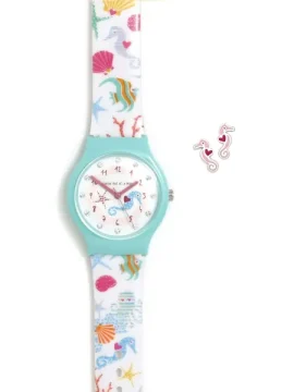 Relógio ARP Flip + Brincos Borboleta AGR361K