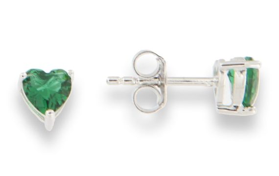 Brincos em Prata com Zircónia Verde A047451/VERD