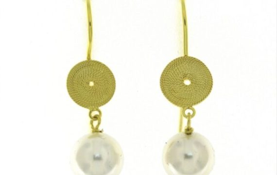 Brincos em Prata Dourada A047519/G