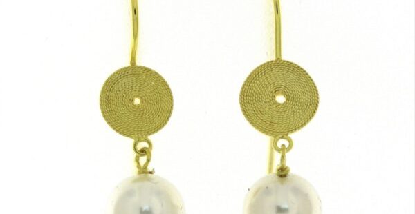 Brincos em Prata Dourada A047519/G