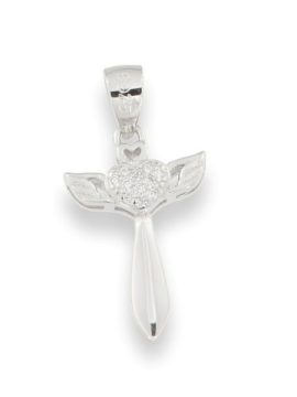 Cruz em Prata com Zircónias A092206/B
