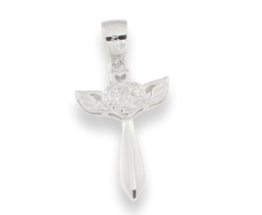 Cruz em Prata com Zircónias A092206/B