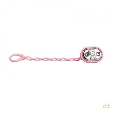 Corrente Chupeta Dhome Bebé Rosa