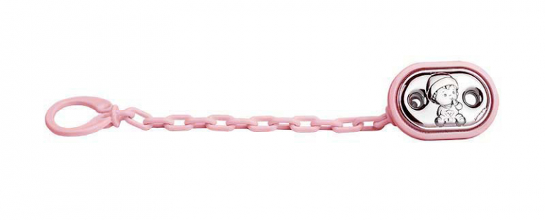 Corrente Chupeta Dhome Bebé Rosa
