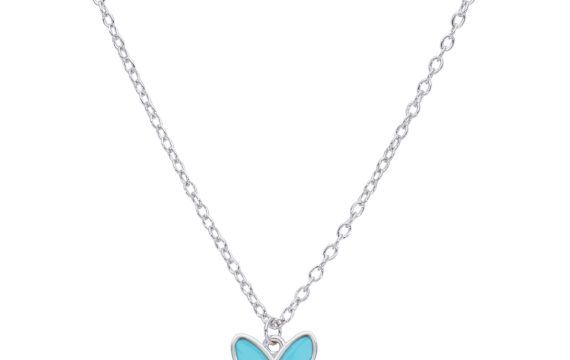 Colar Marea Borboleta azul D02407/AG
