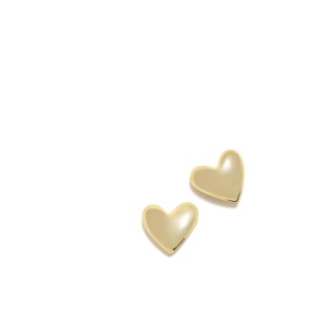 Brincos ARP Charm Coração Prata Dourada 074CHA