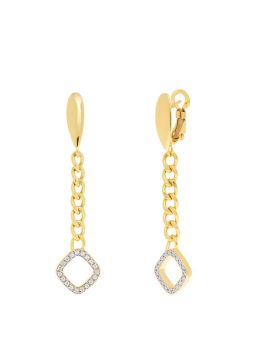 Brincos Eugénio Campos Unity em Prata Dourada 114.B361.D.1.00