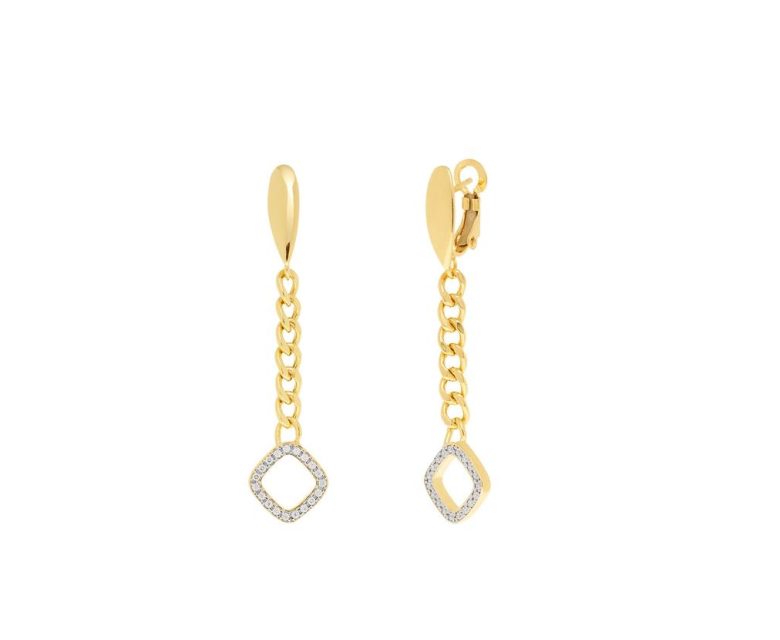 Brincos Eugénio Campos Unity em Prata Dourada 114.B361.D.1.00