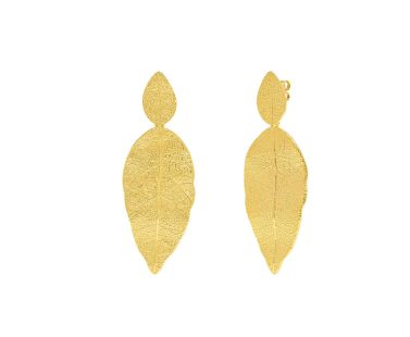 Brincos Eugénio Campos Serena em Prata Dourada 114.B714.D.0.00