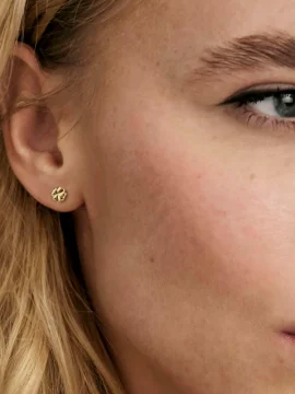 Brincos Nomination Armonica Trevo Dourado 241307/003