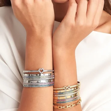 Pulseira Nomination Pretty Bangles Azul 029506/022