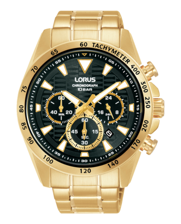 Relógio Lorus Man Sports Chronograph Dourado RT358KX9