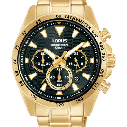 Relógio Lorus Man Sports Chronograph Dourado RT358KX9