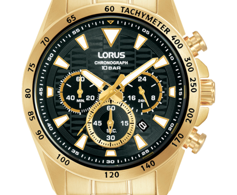 Relógio Lorus Man Sports Chronograph Dourado RT358KX9