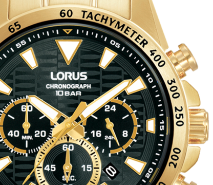 Relógio Lorus Man Sports Chronograph Dourado RT358KX9