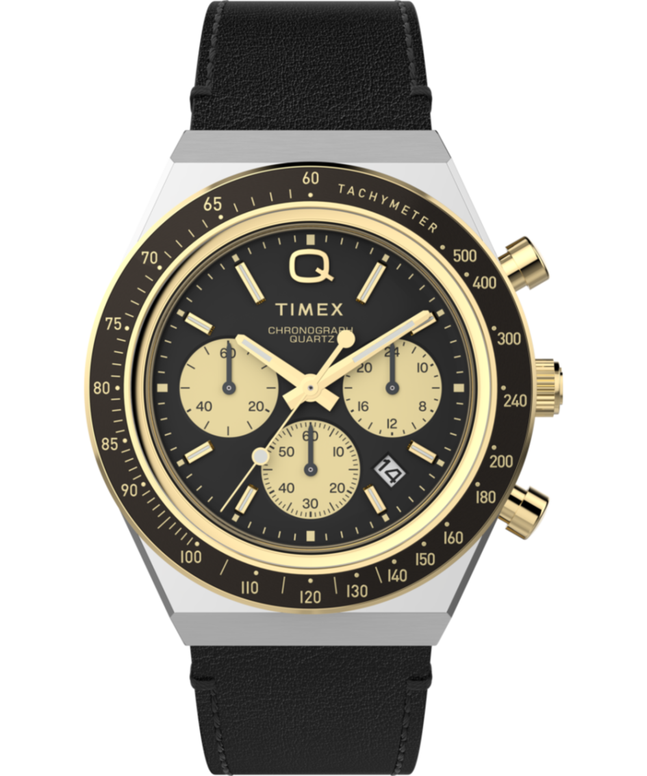 TIMEX Q Men´s Leather TW2W64300