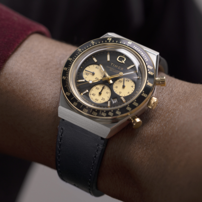 TIMEX Q Men´s Leather TW2W64300