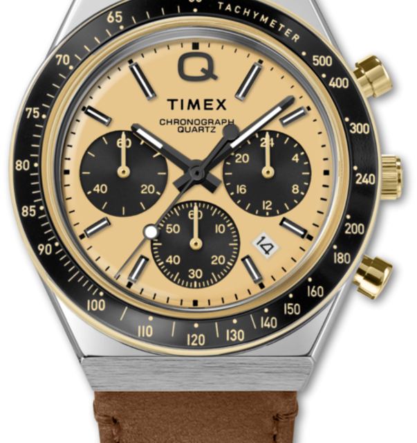 TIMEX Q Men´s Leather TW2W64400