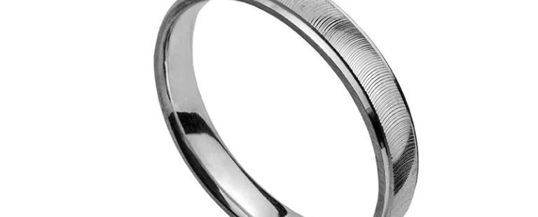 Aliança Prata 925 Link Statement 3mm 1AL-MF307