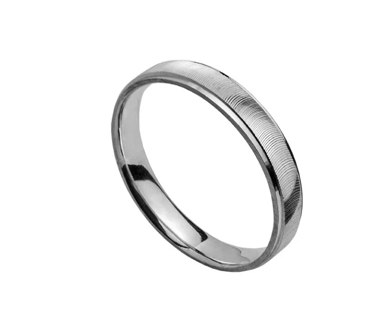 Aliança Prata 925 Link Statement 3mm 1AL-MF307