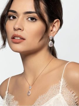 Brincos Eugénio Campos Gorgeous Prata 114.A094.B.1.00 com banho de ródio, para que possa deslumbrar no seu dia-a-dia!