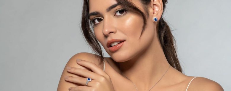 Anel Romance Eugénio Campos Prata 925 Pedra Azul 110.A117.B.4.20