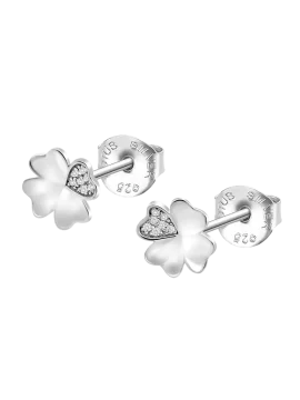 Brincos Lotus Silver Trevo Prata 925 LP3599-4/1