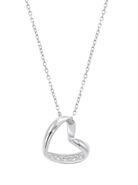 Colar Lotus Silver Coração Prata 925 LP3824-1/1