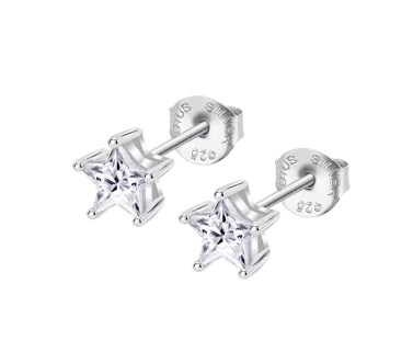 Brincos Lotus Silver Estrela Prata 925 LP3834-4/1