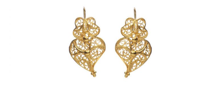 Brincos Saudade Filigrana Gancho 1B7-FL0155A