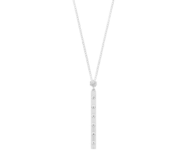 Colar Eugénio Campos Nouveau 106.B609.B.1.00 em Prata de Lei 925 e com Zircónias. Uma peça Intemporal