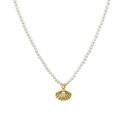 Ourivesaria Moreira - Relógios e Joias - Colar Eugénio Campos Seashell 106.C857.D.2.00 Colar Eugénio Campos Seashell 106.C857.D.2.00 em Prata de Lei 925 em Dourado. A coleção perfeita para dar as boas-vindas ao Verão!