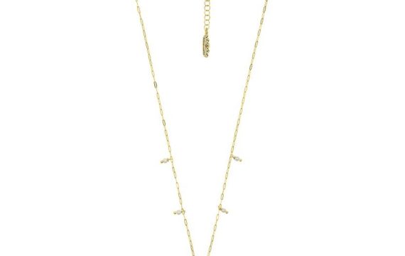 Colar Eugénio Campos Seashell II 106.C858.D.2.00 em Prata de Lei 925 em Dourado. A coleção perfeita para dar as boas-vindas ao Verão!