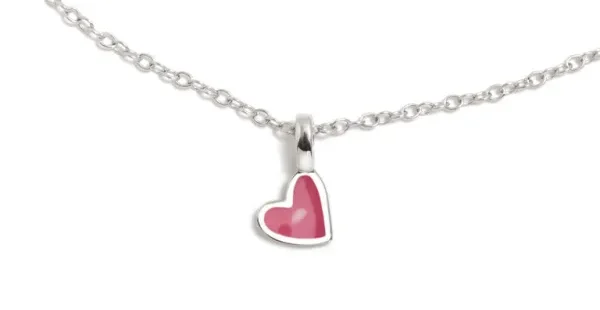 Colar ARP Aqua Coração 110AQU em Prata de Lei 925. Uma coleção divertida e cheia de cor para as mais pequenas!