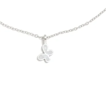 Colar ARP Borboleta Madrepérola 125ROS em Prata de Lei 925. Uma coleção divertida e cheia de cor para as mais pequenas!