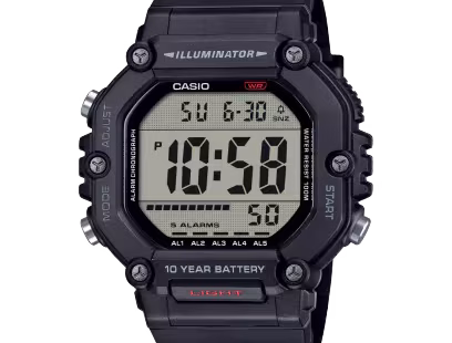 Relógio Casio AE-1600H-1AVEF, uma peça prática e desportiva para o seu dia-a-dia