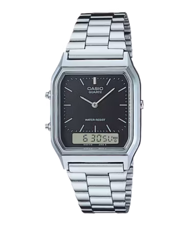 Relógio Casio Edgy Collection AQ-230A-1DMQYES, uma peça prática para todas as ocasiões do dia-a-dia